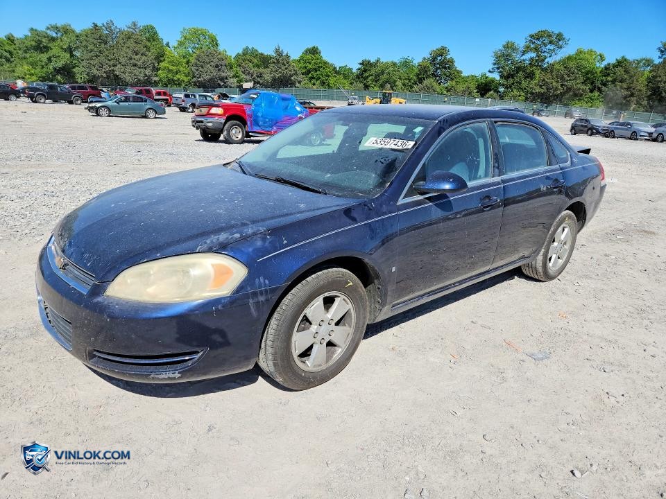 2008 CHEVROLET IMPALA LT – Lot 53597436 auction photo