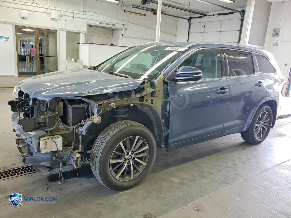 2017 TOYOTA HIGHLANDER XLE – Lot 53600576 auction photo