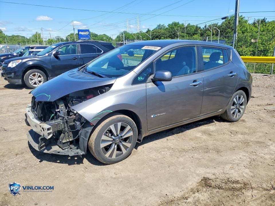 2016 NISSAN LEAF SV – Lot 53603096 auction photo
