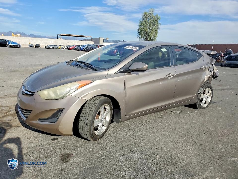 2012 HYUNDAI ELANTRA GLS – Lot 53606306 auction photo