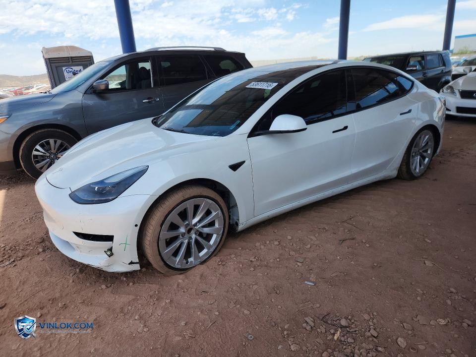 2021 TESLA MODEL 3 – Lot 53611716 auction photo