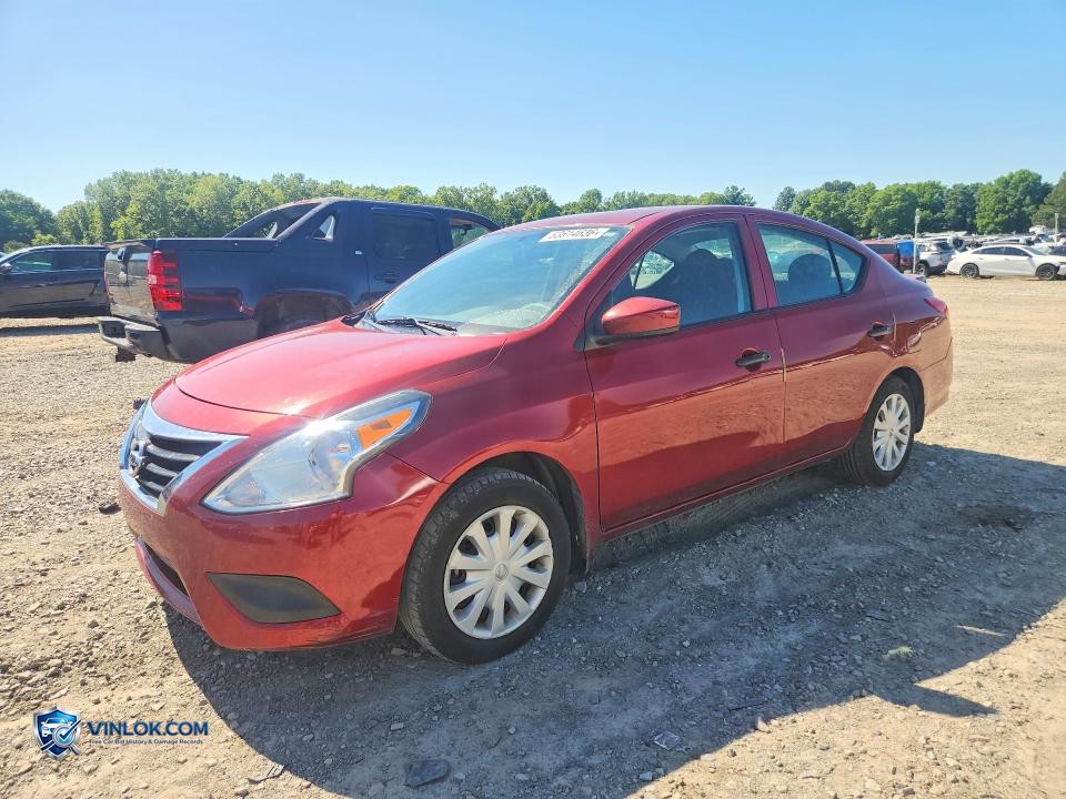 2017 NISSAN VERSA 1.6 S PLUS – Lot 53614636 auction photo
