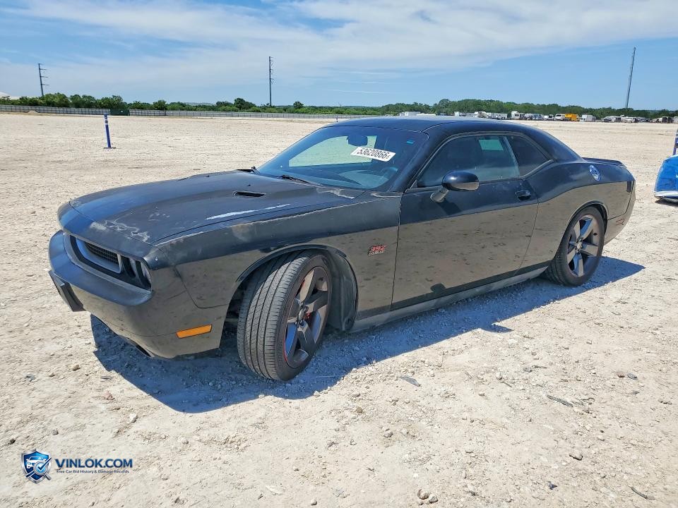 2012 DODGE CHALLENGER SRT-8 – Lot 53620866 auction photo