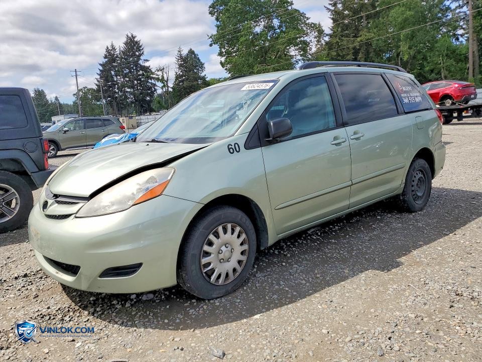 2010 TOYOTA SIENNA LE 8-PASSENGER – Lot 53624576 auction photo