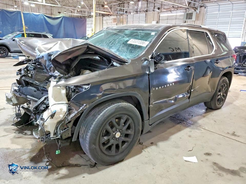 2018 CHEVROLET TRAVERSE LT – Lot 53631886 auction photo