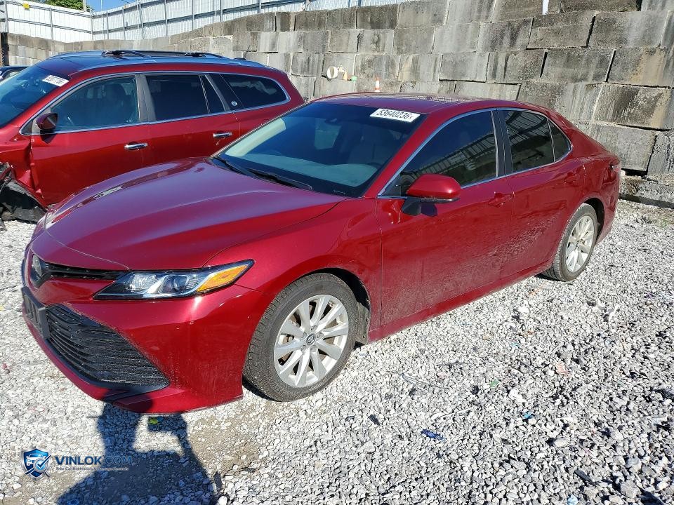 2018 TOYOTA CAMRY LE – Lot 53640236 auction photo