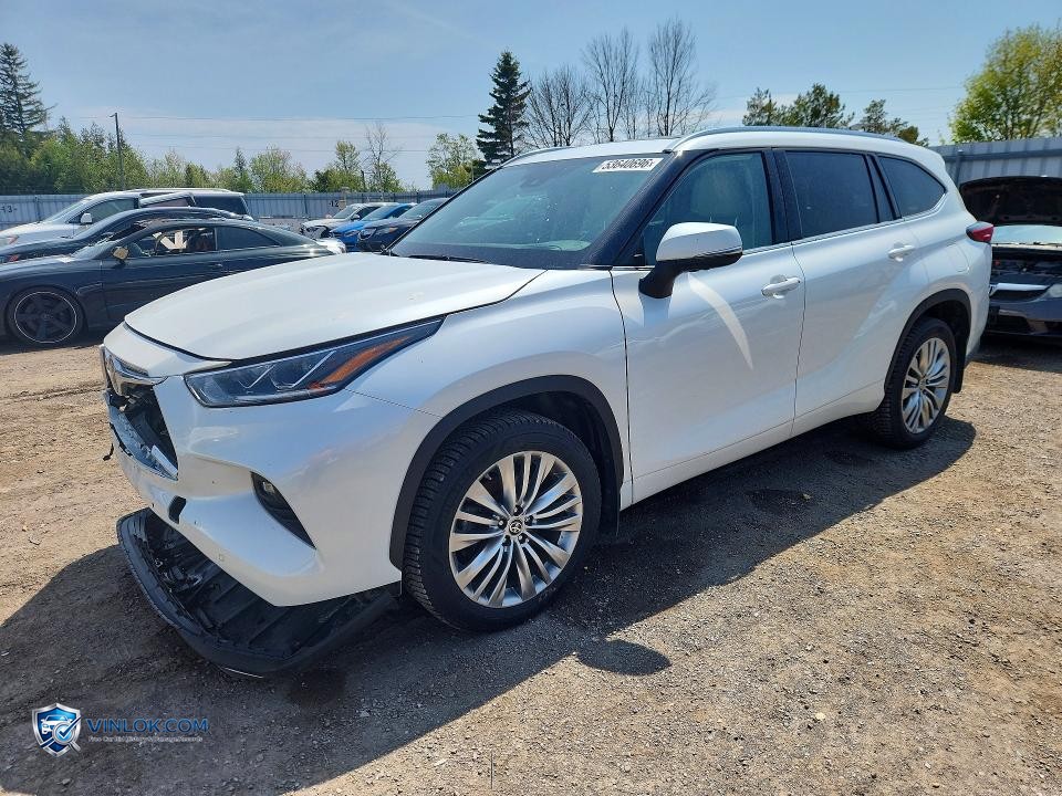 2022 TOYOTA HIGHLANDER PLATINUM – Lot 53640696 auction photo