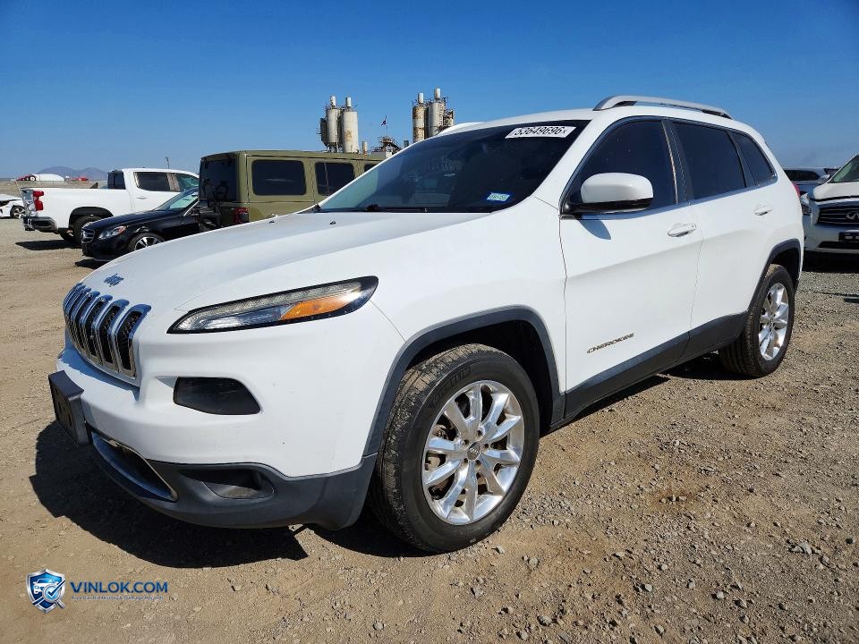 2016 JEEP CHEROKEE LIMITED – Lot 53649696 auction photo