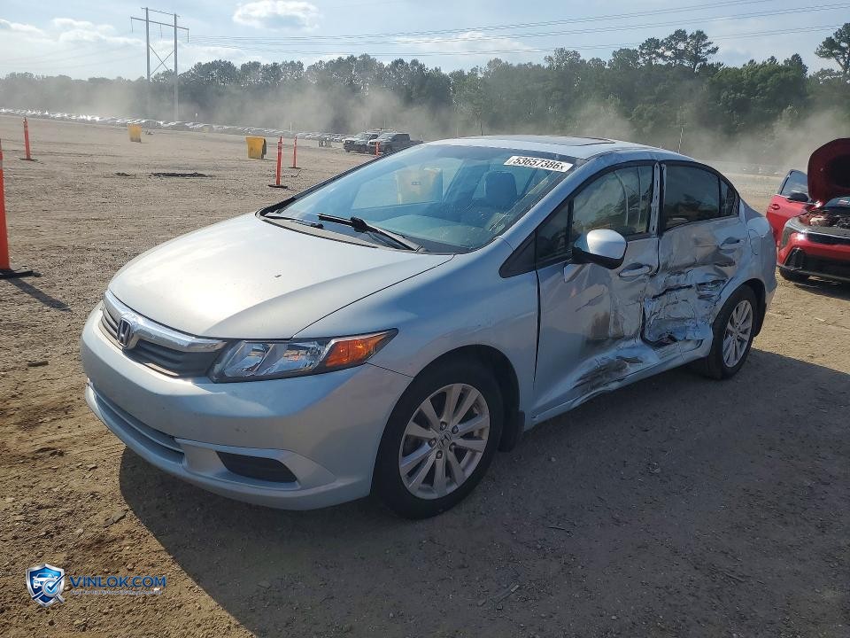 2012 HONDA CIVIC EX – Lot 53657386 auction photo