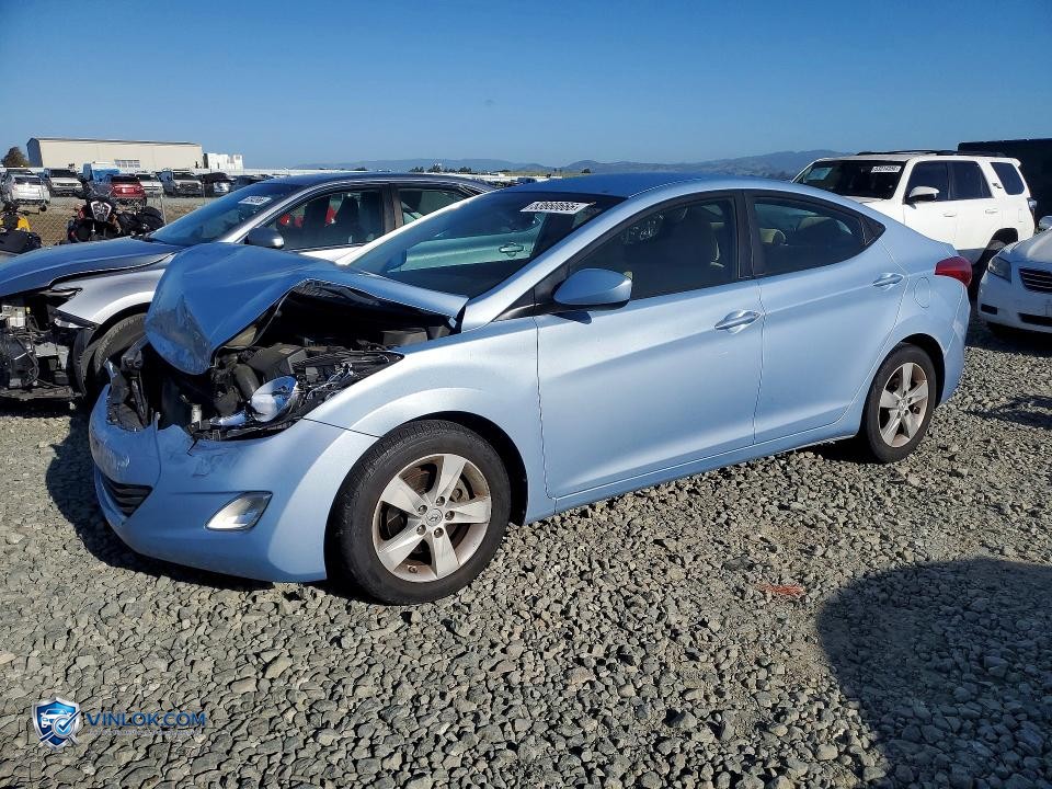 2012 HYUNDAI ELANTRA GLS – Lot 53660666 auction photo