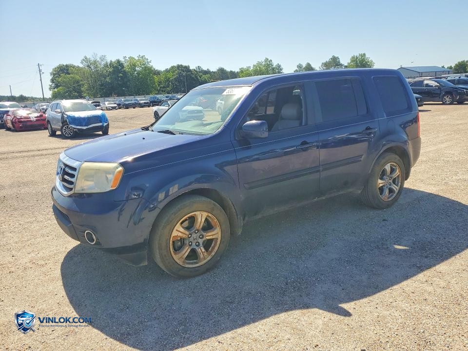 2013 HONDA PILOT EXL – Lot 53660936 auction photo