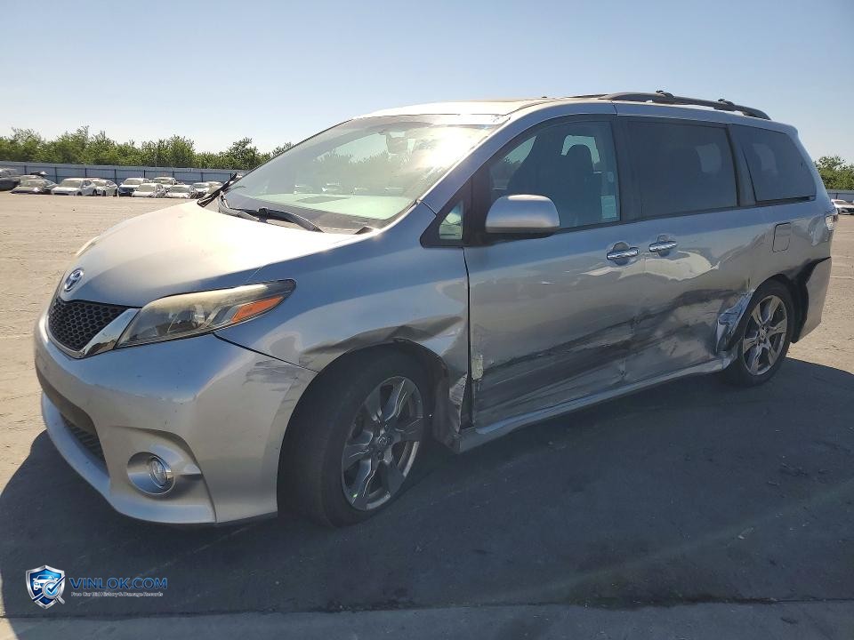 2017 TOYOTA SIENNA SE – Lot 53663076 auction photo