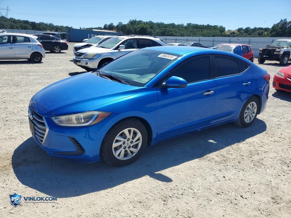 2017 HYUNDAI ELANTRA SE – Lot 53663416 auction photo
