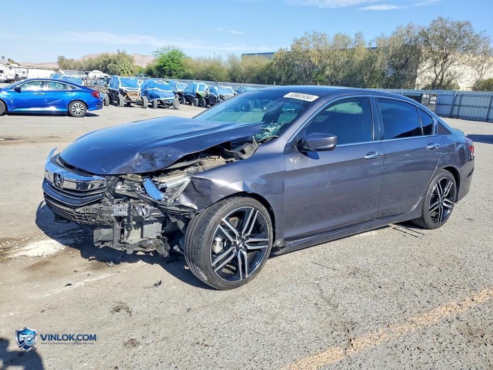 2017 HONDA ACCORD SPORT – Lot 53663456 auction photo