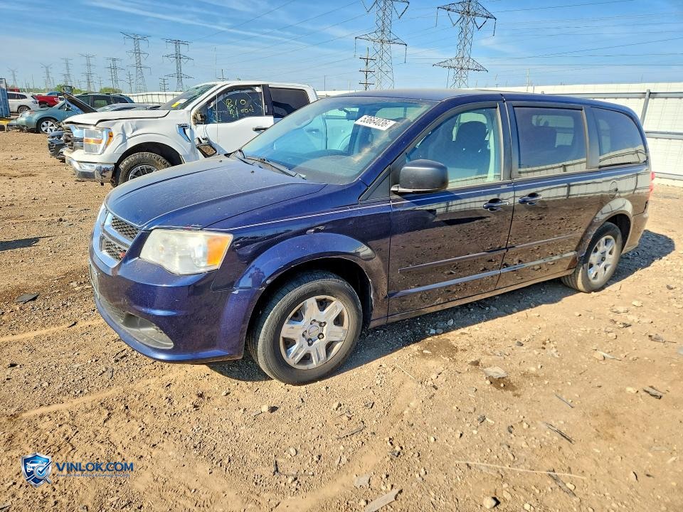 2012 DODG GRAND CARAVN – Lot 53664036 auction photo