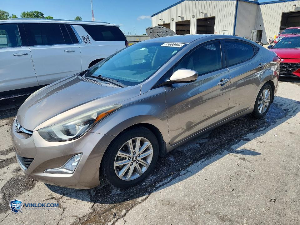 2014 HYUNDAI ELANTRA SE – Lot 53665556 auction photo