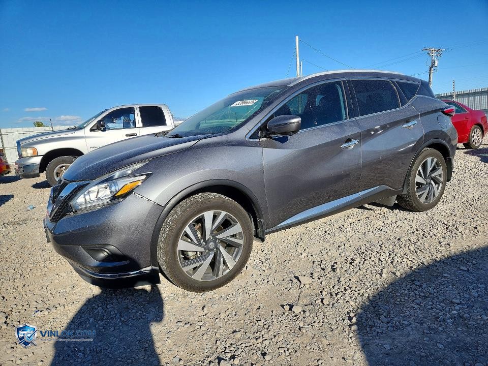 2017 NISSAN MURANO PLATINUM – Lot 53666526 auction photo