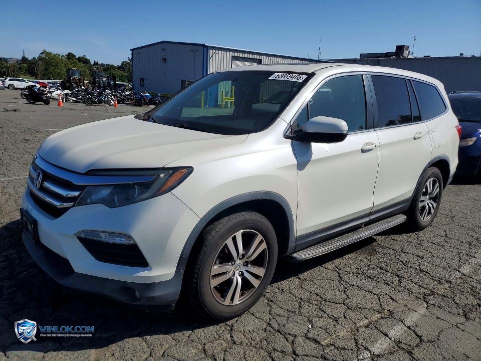 2016 HONDA PILOT EXL – Lot 53669466 auction photo