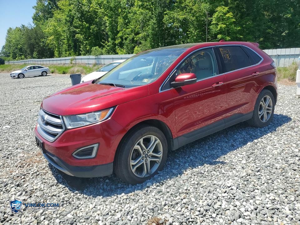 2017 FORD EDGE TITANIUM – Lot 53670276 auction photo
