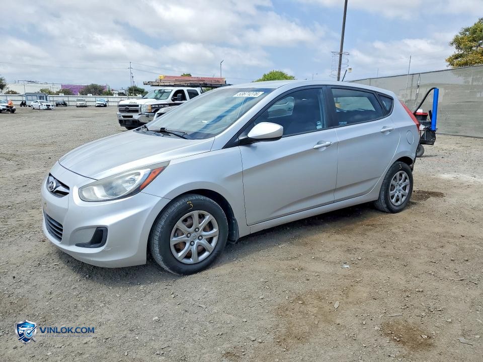 2013 HYUNDAI ACCENT GS – Lot 53671276 auction photo