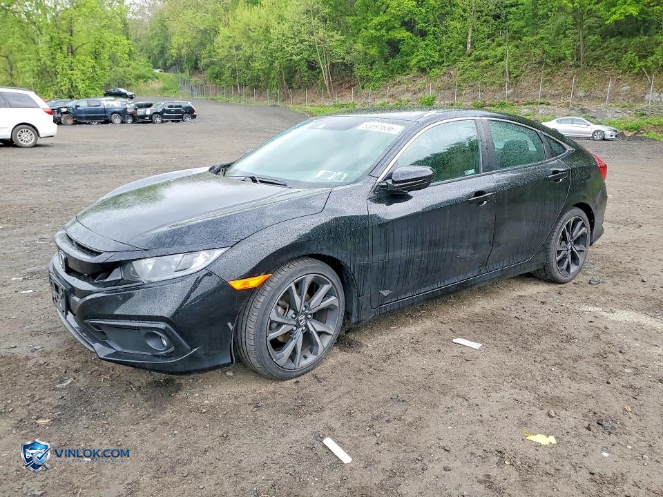 2019 HONDA CIVIC SPORT – Lot 53691636 auction photo