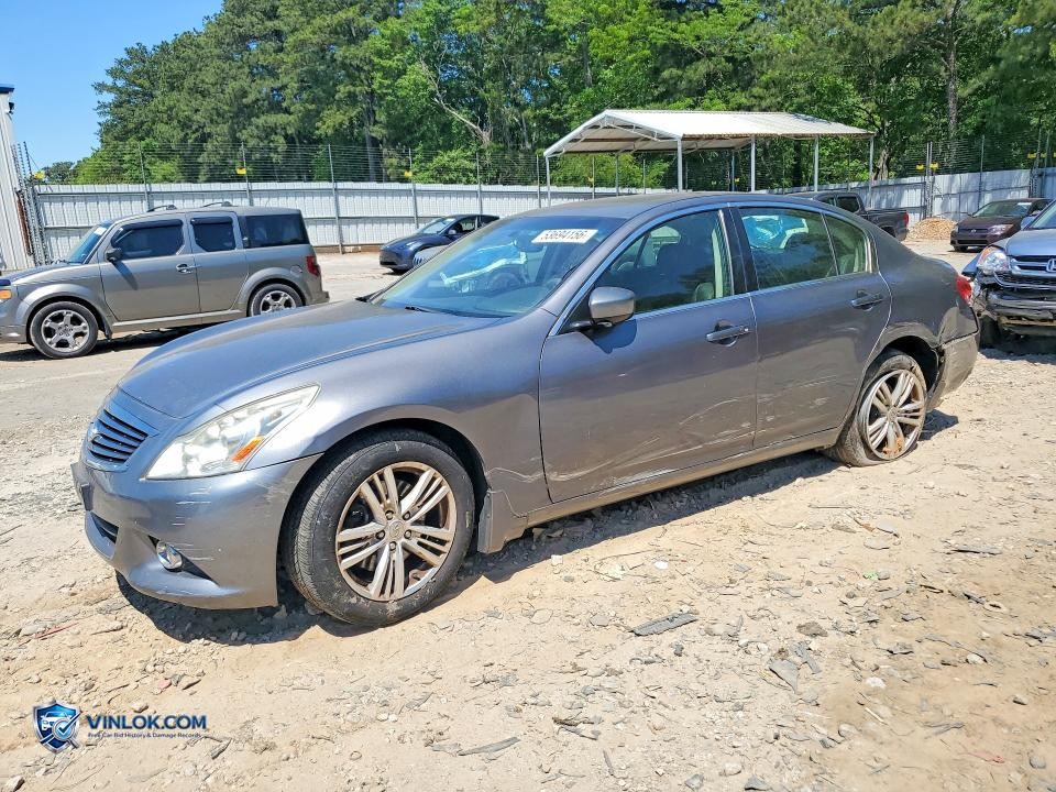 2012 INFINITI G37 SEDAN X – Lot 53694156 auction photo