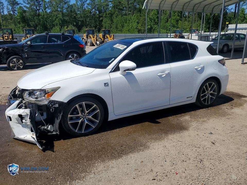 2016 LEXUS CT 200 – Lot 53697106 auction photo