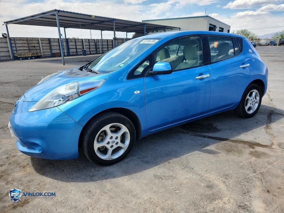 2012 NISSAN LEAF SV – Lot 53704706 auction photo