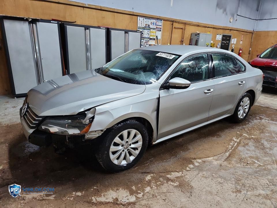 2012 VOLKSWAGEN PASSAT S – Lot 53711026 auction photo