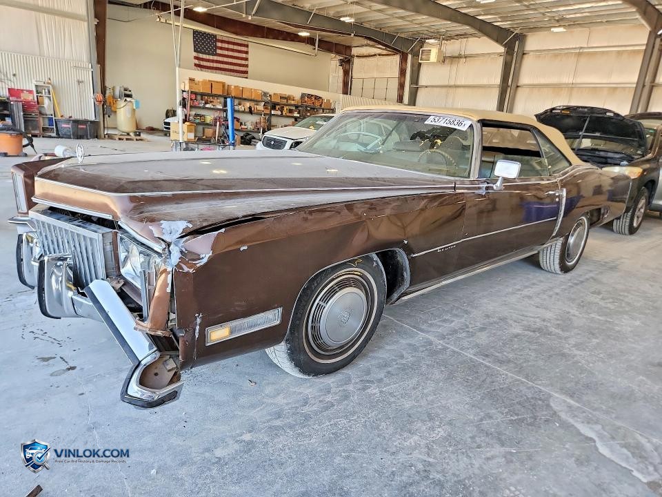 1972 CA ELDORADO – Lot 53715836 auction photo