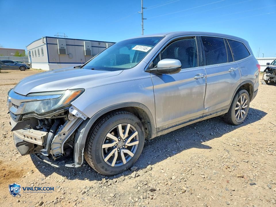 2019 HONDA PILOT EXL – Lot 53717746 auction photo