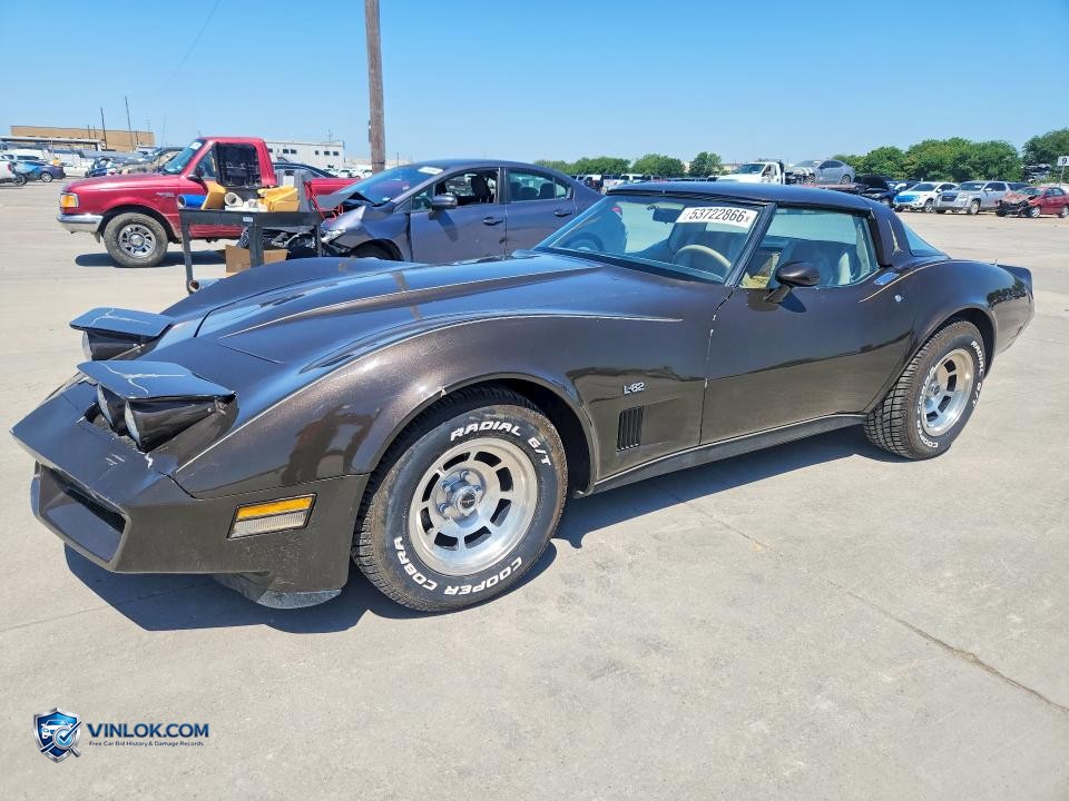 1980 CHEV CORVETTE – Lot 53722866 auction photo