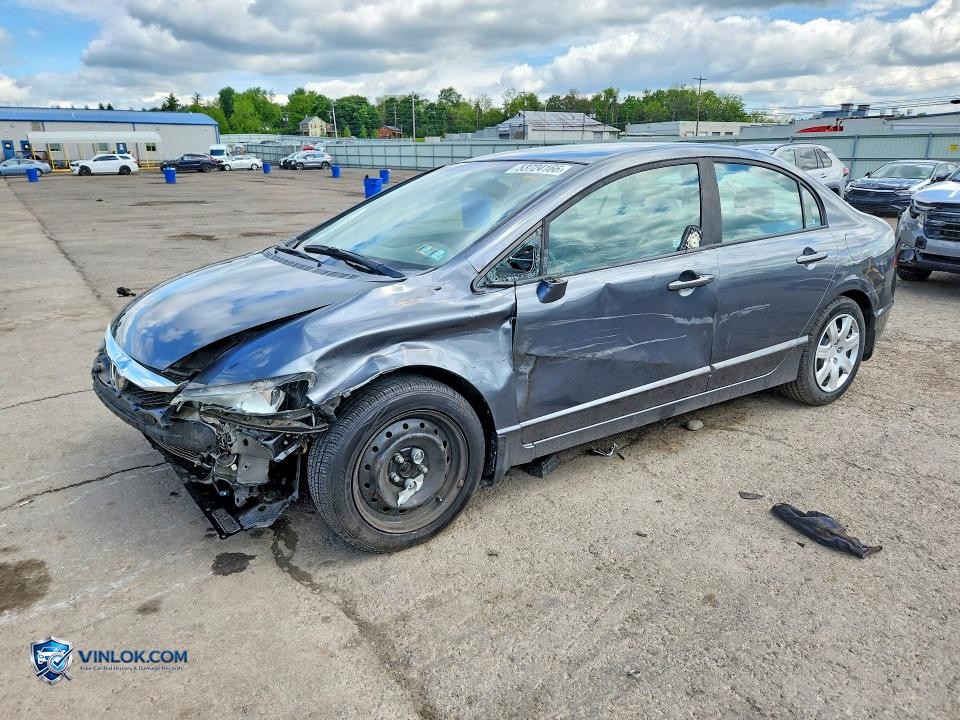 2009 HONDA CIVIC LX – Lot 53724166 auction photo