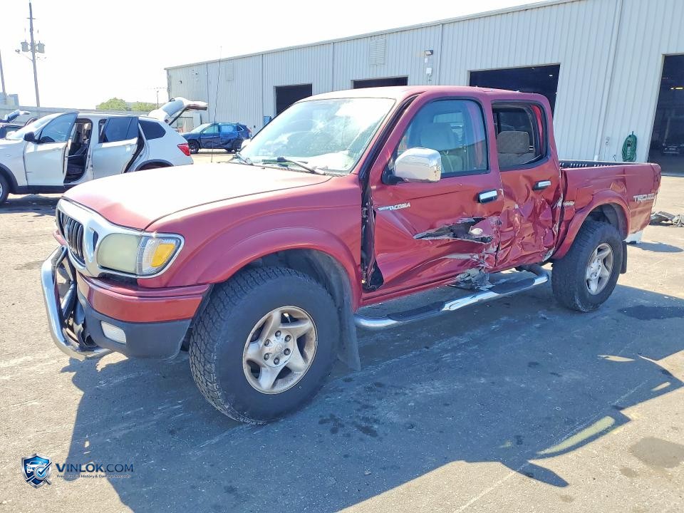 2004 TOYOTA TACOMA DOUBLE CAB PRERUNNER – Lot 53725986 auction photo