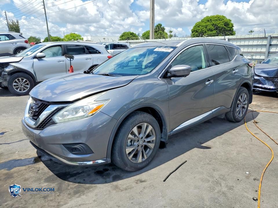 2017 NISSAN MURANO – Lot 53727406 auction photo