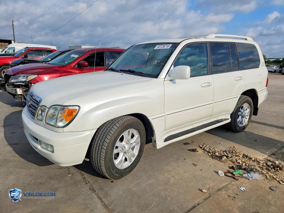 2004 LEXUS LX 470 – Lot 53729216 auction photo