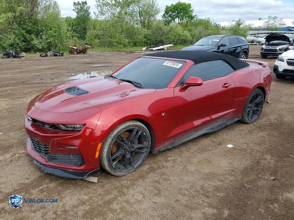 2020 CHEVROLET CAMARO SS – Lot 53729626 auction photo