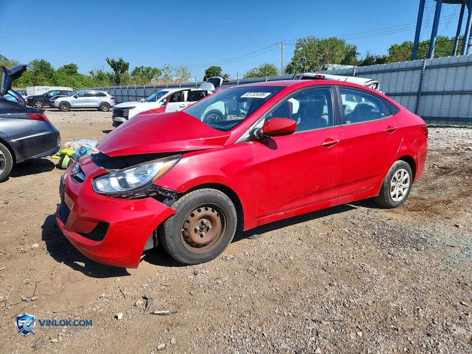 2012 HYUNDAI ACCENT GLS – Lot 53733496 auction photo