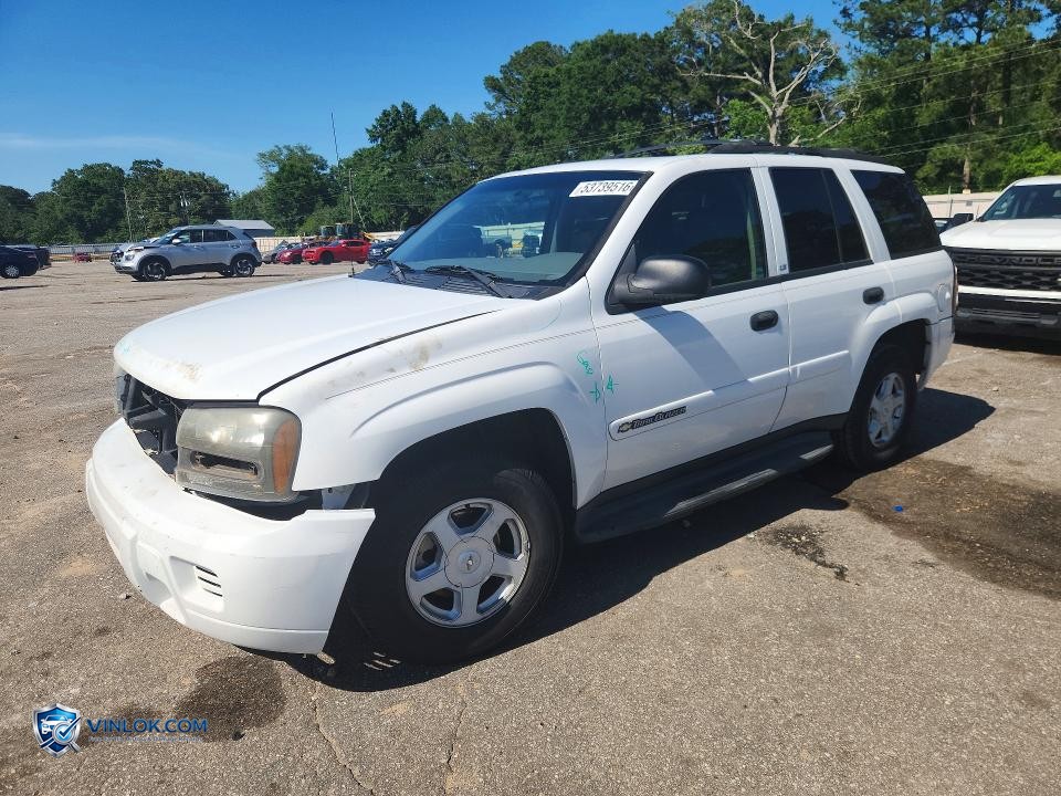 2002 CHEVROLET TRAILBLAZER – Lot 53739516 auction photo