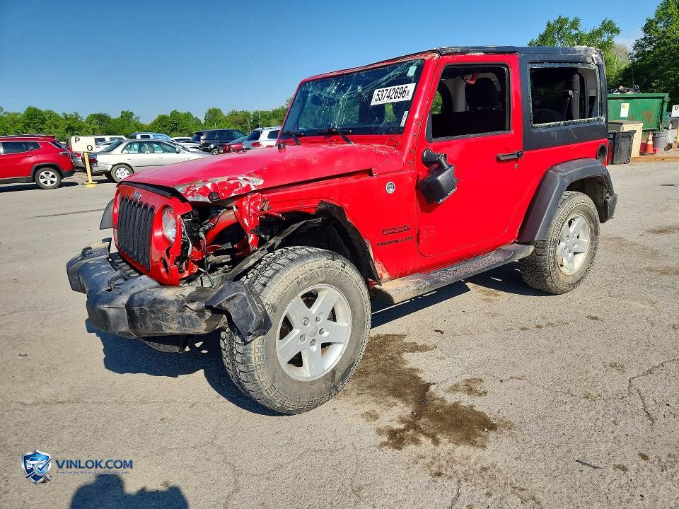 2017 JEEP WRANGLER SPORT – Lot 53742696 auction photo
