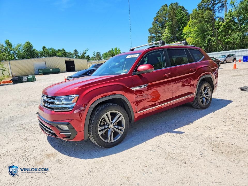 2019 VOLKSWAGEN ATLAS SEL – Lot 53742886 auction photo