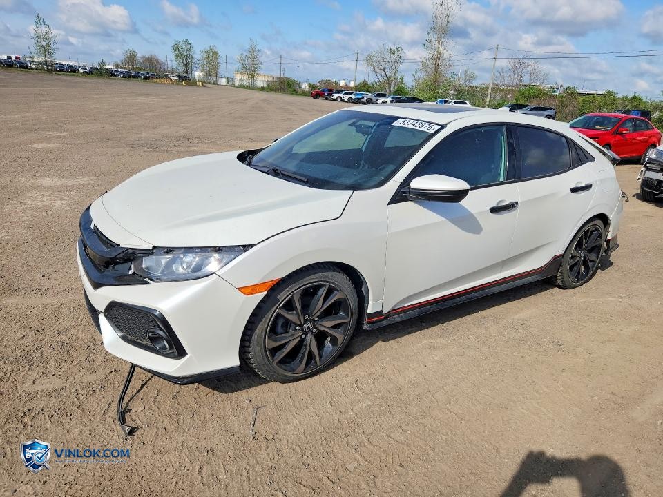 2018 HONDA CIVIC SPORT – Lot 53743876 auction photo