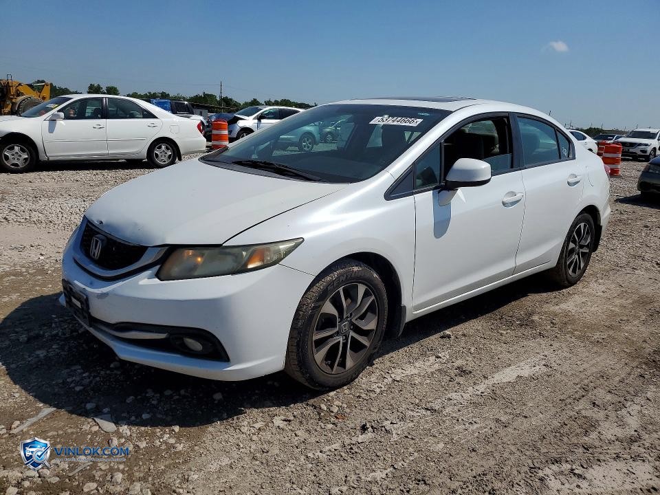2013 HONDA CIVIC EXL – Lot 53744666 auction photo