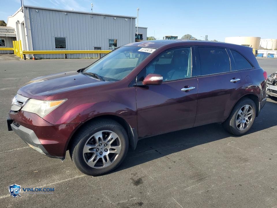 2008 ACURA MDX TECHNOLOGY – Lot 53749476 auction photo