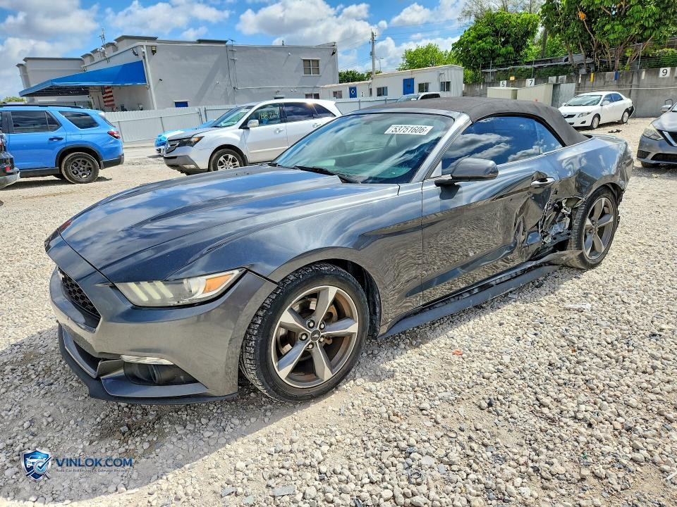 2016 FORD MUSTANG – Lot 53751606 auction photo