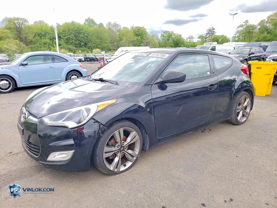 2013 HYUNDAI VELOSTER BASE – Lot 53752766 auction photo