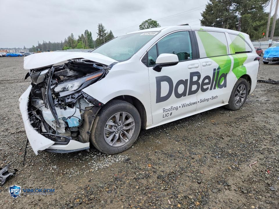 2025 TOYOTA SIENNA LE – Lot 53754356 auction photo