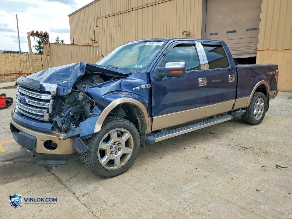 2013 FORD F150 4WD – Lot 53755196 auction photo