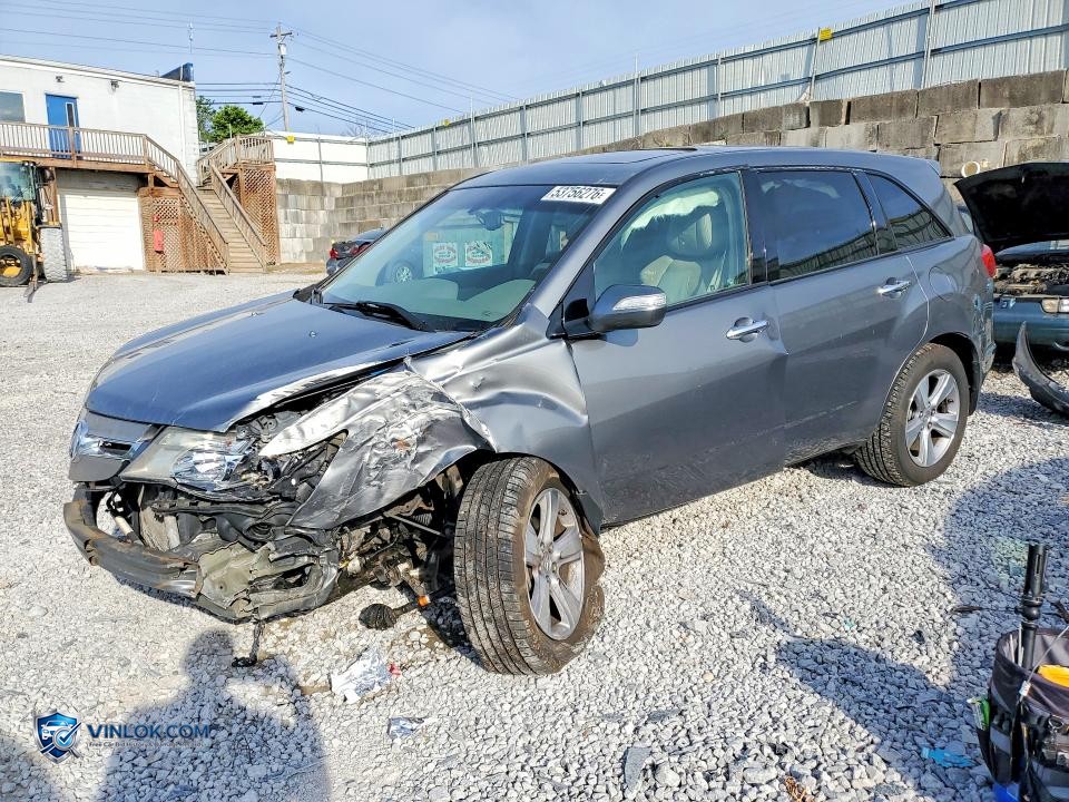 2008 ACURA MDX TECHNOLOGY – Lot 53756276 auction photo