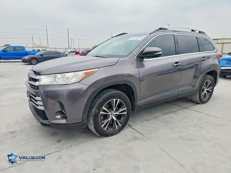 2019 TOYOTA HIGHLANDER LE – Lot 53760276 auction photo
